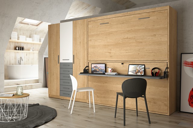 DORMITORIO CAMA ABATIBLE