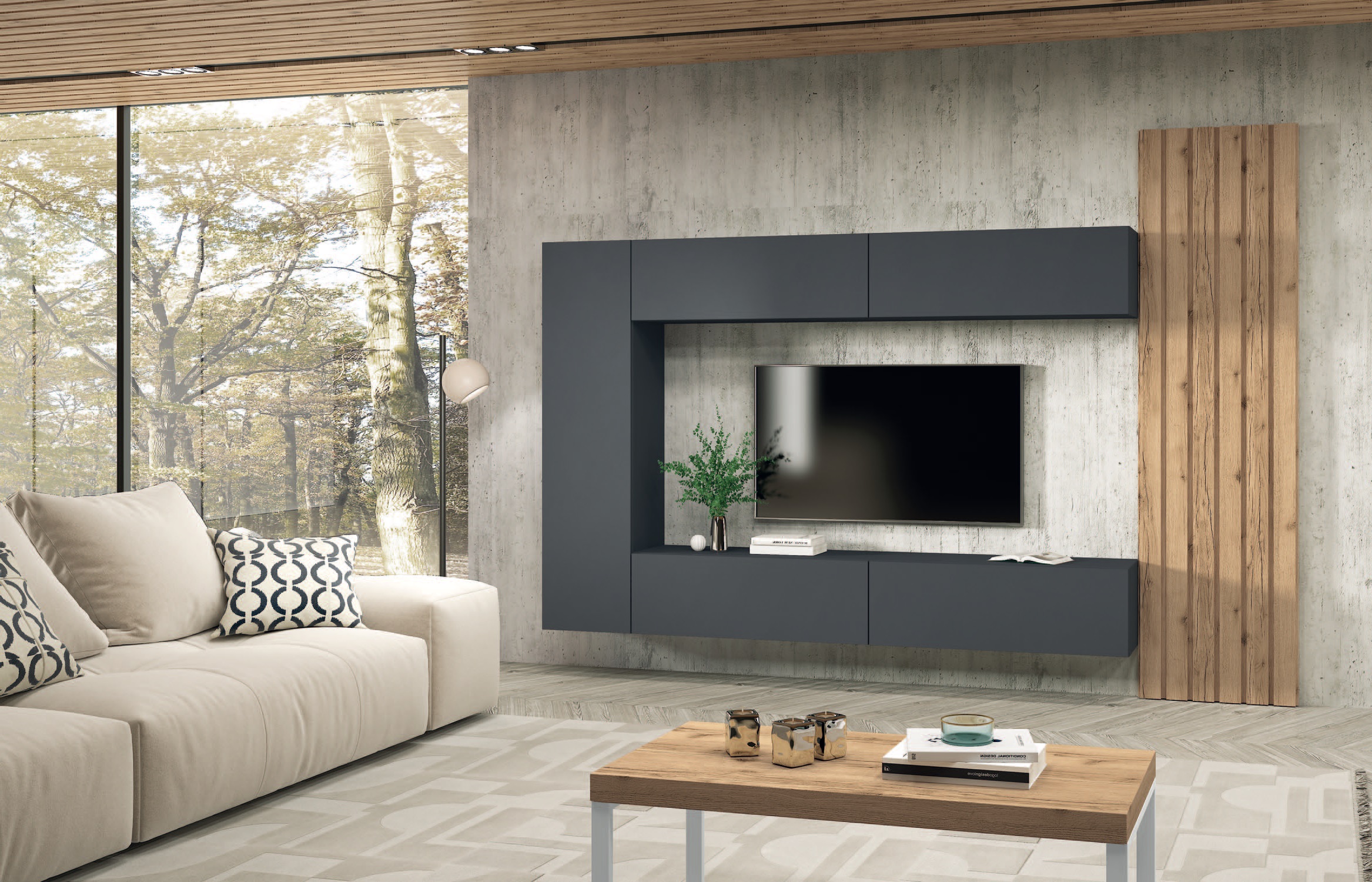 MUEBLE SALON MODULAR 